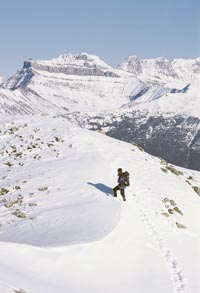 Hiking Mount Rundle Banff , Alberta Canada